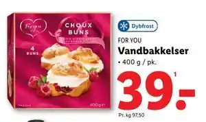 Lidl Vandbakkelser tilbud