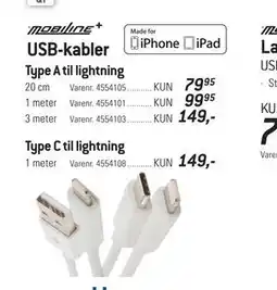 Thansen USB-kabler tilbud