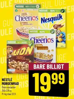 Løvbjerg NESTLÉ MORGENMAD Flere varianter tilbud