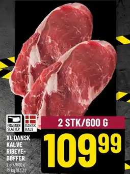 Løvbjerg XL DANSK KALVE RIBEYE- BØFFER tilbud