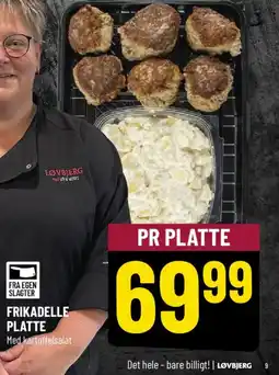 Løvbjerg FRIKADELLE PLATTE tilbud
