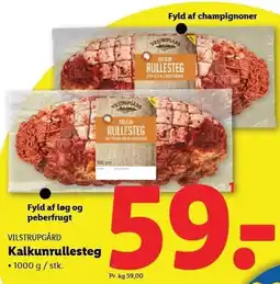 Lidl VILSTRUPSGÅRD Kalkunrullesteg tilbud