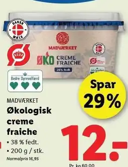 Lidl MADVÆRKET Økologisk creme fraiche tilbud
