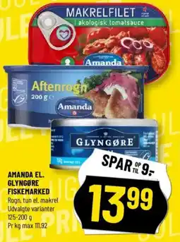 Løvbjerg AMANDA EL. GLYNGØRE FISKEMARKED tilbud