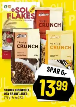 Løvbjerg STRUER CRUNCH EL. OTA BRANFLAKES tilbud