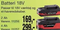 Harald Nyborg Batteri 18V tilbud