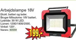 Harald Nyborg Arbejdslampe 18V tilbud