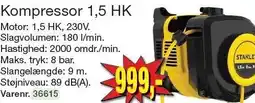 Harald Nyborg Kompressor 1,5 HK tilbud