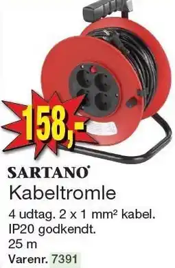 Harald Nyborg SARTANO Kabeltromle tilbud