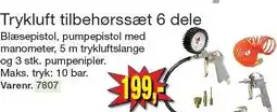 Harald Nyborg Trykluft tilbehørssæt 6 dele tilbud