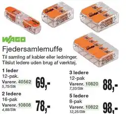 Harald Nyborg Wago Fjedersamlemuffe tilbud
