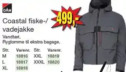 Harald Nyborg DAM Coastal fiske-/vadejakke tilbud