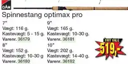 Harald Nyborg DAM Spinnestang optimax pro tilbud
