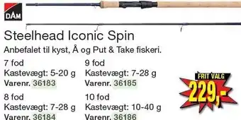 Harald Nyborg DAM Steelhead Iconic Spin tilbud
