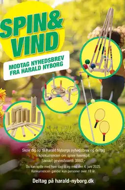 Harald Nyborg SPIN & VIND tilbud