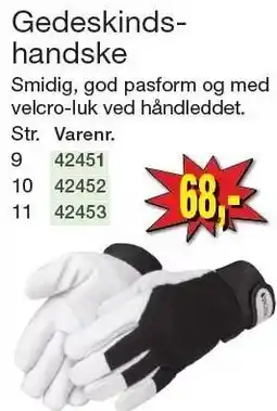 Harald Nyborg Gedeskindshandske tilbud
