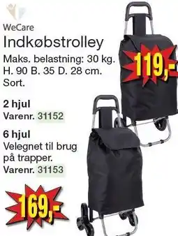 Harald Nyborg Indkøbstrolley 2 hjul eller 6 hjul tilbud