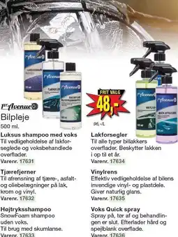 Harald Nyborg Bilpleje Luksus shampoo med voks, Tjærefjerner, Lakforsegler eller Vinylrens tilbud