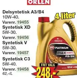 Harald Nyborg Motorolie MaxExpert 4 liter tilbud