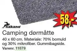 Harald Nyborg Camping dørmåtte tilbud