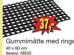 Harald Nyborg Gummimåtte med ringe tilbud