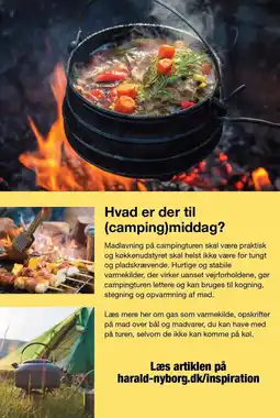 Harald Nyborg Hvad er der til (camping)middag? tilbud