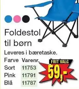 Harald Nyborg Foldestol til børn tilbud