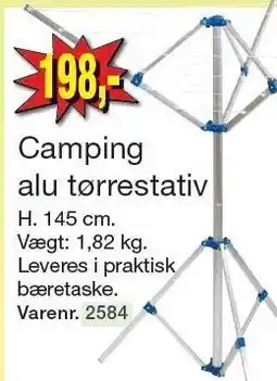 Harald Nyborg Camping alu tørrestativ tilbud