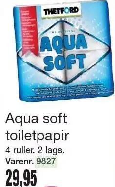 Harald Nyborg THETFORD Aqua soft toiletpapir tilbud