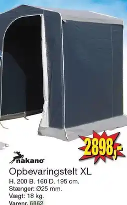 Harald Nyborg NAKANO Opbevaringstelt XL tilbud