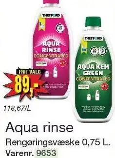 Harald Nyborg THETFORD Aqua rinse tilbud