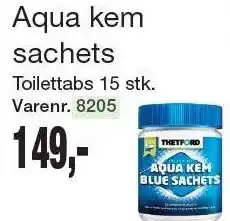 Harald Nyborg THETFORD Aqua kem sachets tilbud