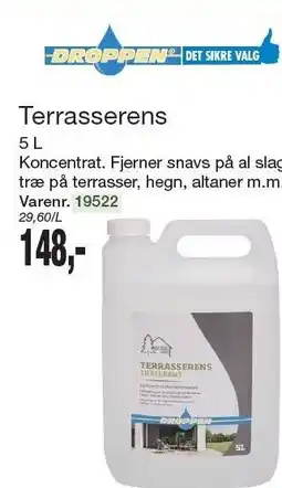 Harald Nyborg DROPPEN Terrasserens tilbud