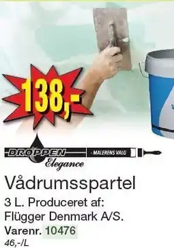 Harald Nyborg DROPPEN Vådrumsspartel tilbud