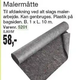 Harald Nyborg Malermåtte tilbud