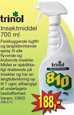 Harald Nyborg TRINOL Insektmiddel 700 ml tilbud