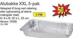 Harald Nyborg Alubakke XXL 5-pak tilbud