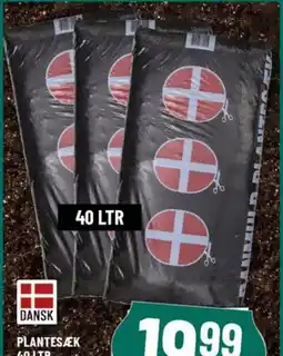 Løvbjerg PLANTESÆK 40 LTR Danmuld 40 ltr. Pr ltr 0,50 tilbud
