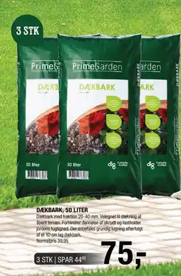 Land & Fritid Dækbark, 50 liter tilbud