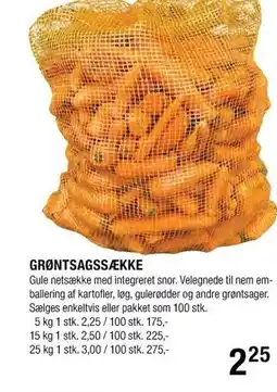 Land & Fritid Grøntsagssække tilbud
