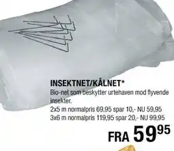 Land & Fritid Insektnet/kålnet tilbud