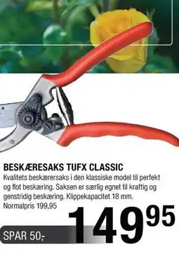 Land & Fritid Beskæresaks Tufx classic tilbud