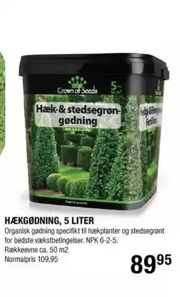 Land & Fritid Hækgødning, 5 liter tilbud