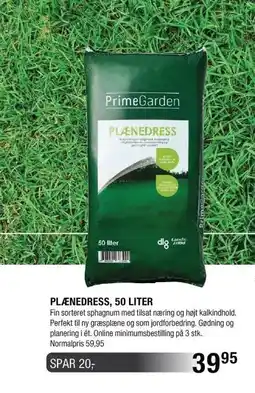 Land & Fritid Plænedress, 50 liter tilbud