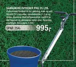 Land & Fritid Såmaskine/spreder pro 25 ltr tilbud
