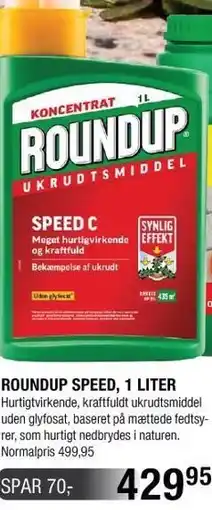 Land & Fritid Roundup speed, 1 liter tilbud