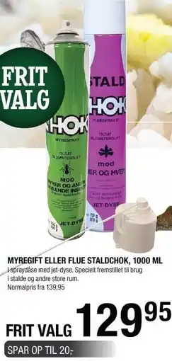 Land & Fritid Myregift eller flue staldchok, 1000 ml tilbud
