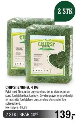 Land & Fritid Chipsi enghø, 4 kg tilbud