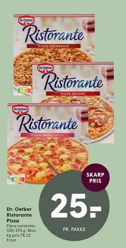 SPAR Dr. Oetker Ristorante Pizza tilbud