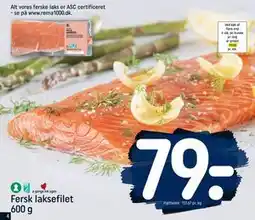 REMA 1000 Fersk laksefilet 600 g tilbud